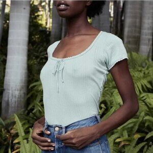 NWT Doen Brigitte Tee Malibu June